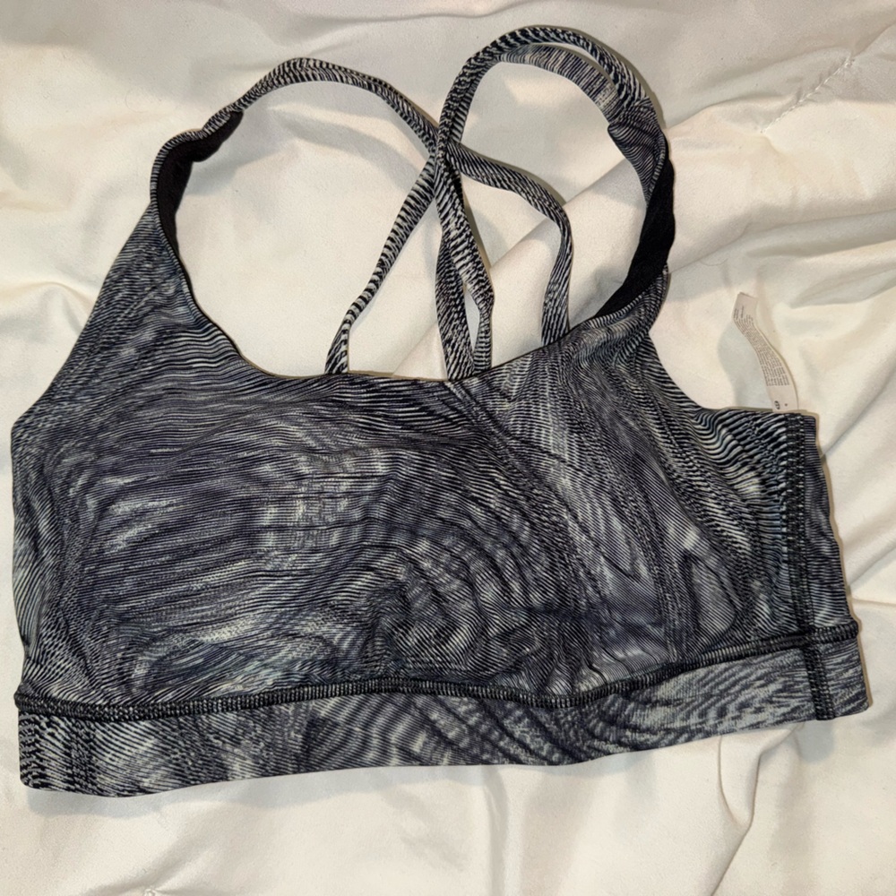 lululemon athletica Monochrome Patterned Sports Bra